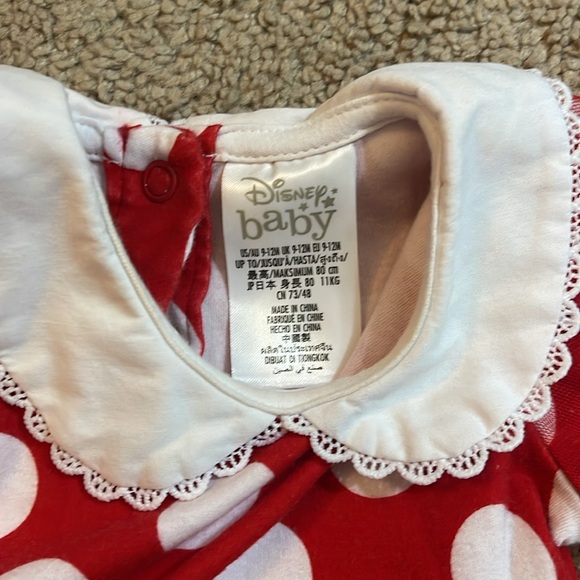 Adorable Disney baby Minnie Mouse dress, size 9-12 mo. Fantastic condition. - Picture 2 of 5